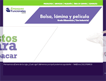 Tablet Screenshot of empaquesfuncionales.com